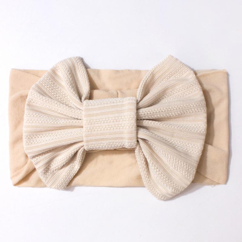 New Thin Baby Headband, Cute Solid Color Bow Children's Headscarf, Summer Baby Hair Accessories