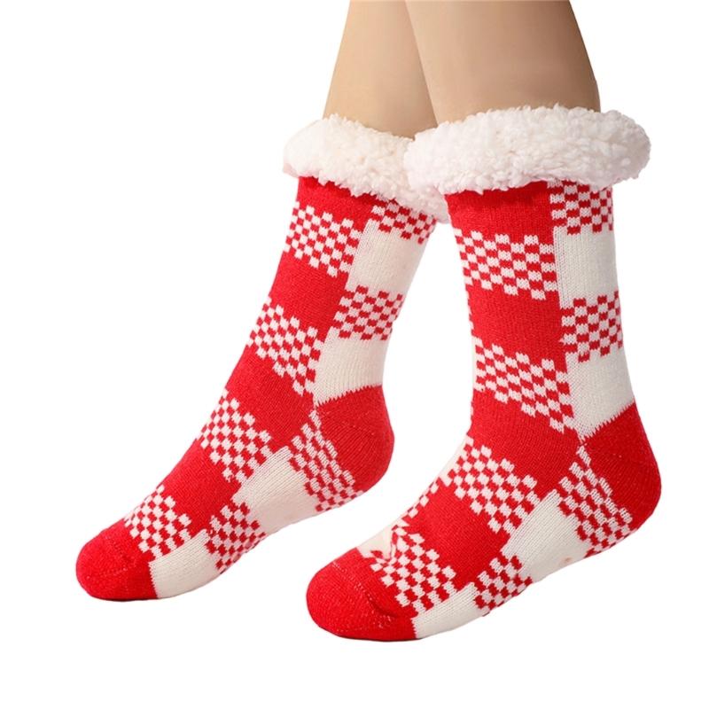 Comfortable Warm Acrylic Floor Socks for Women Offering Insulation and Softness During Winter Home or Office Activity