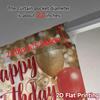 2pcs   2D FLAT PRINTING Curtains (Without Rod) Birthday Bliss(1) Chic Minimalist Curtains Polyester Easy Install Curtains All