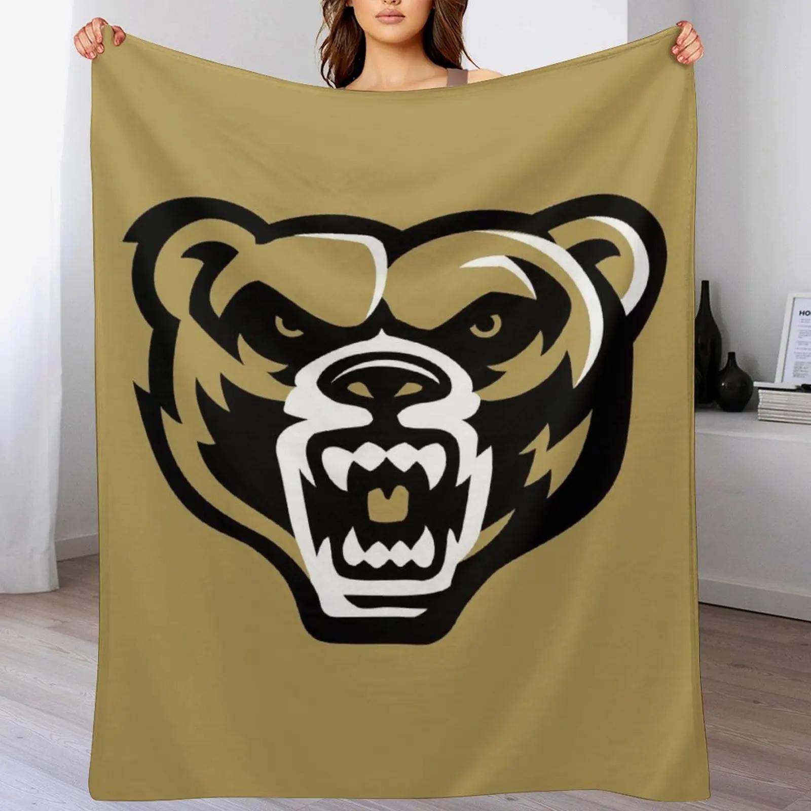 

Oakland Golden Grizzlies Throw Blanket Lightweight Warm Blanket for Travel Camping 102x76cm(40x30in)