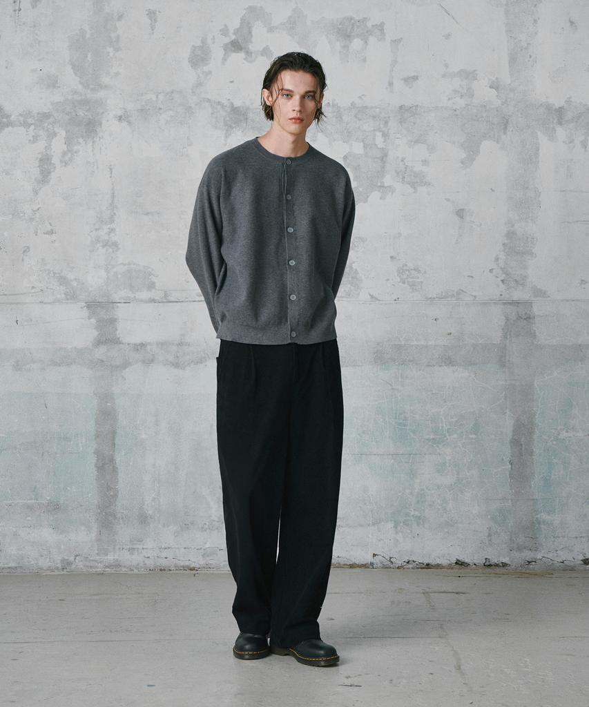 GLW Comfort Elastic Corduroy Pants Black