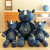 Rhino Plush Toy Cute Cartoon Stuffed Wild Animal Girls Children Gifts Dolls