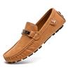 Scarpe da Uomo in Pelle Scamosciata Taglia Grande 50 Mocassini Comode Scarpe Casual Unisex Scarpe da Guida Mocassini Scarpe Piatte Calzature da Uomo