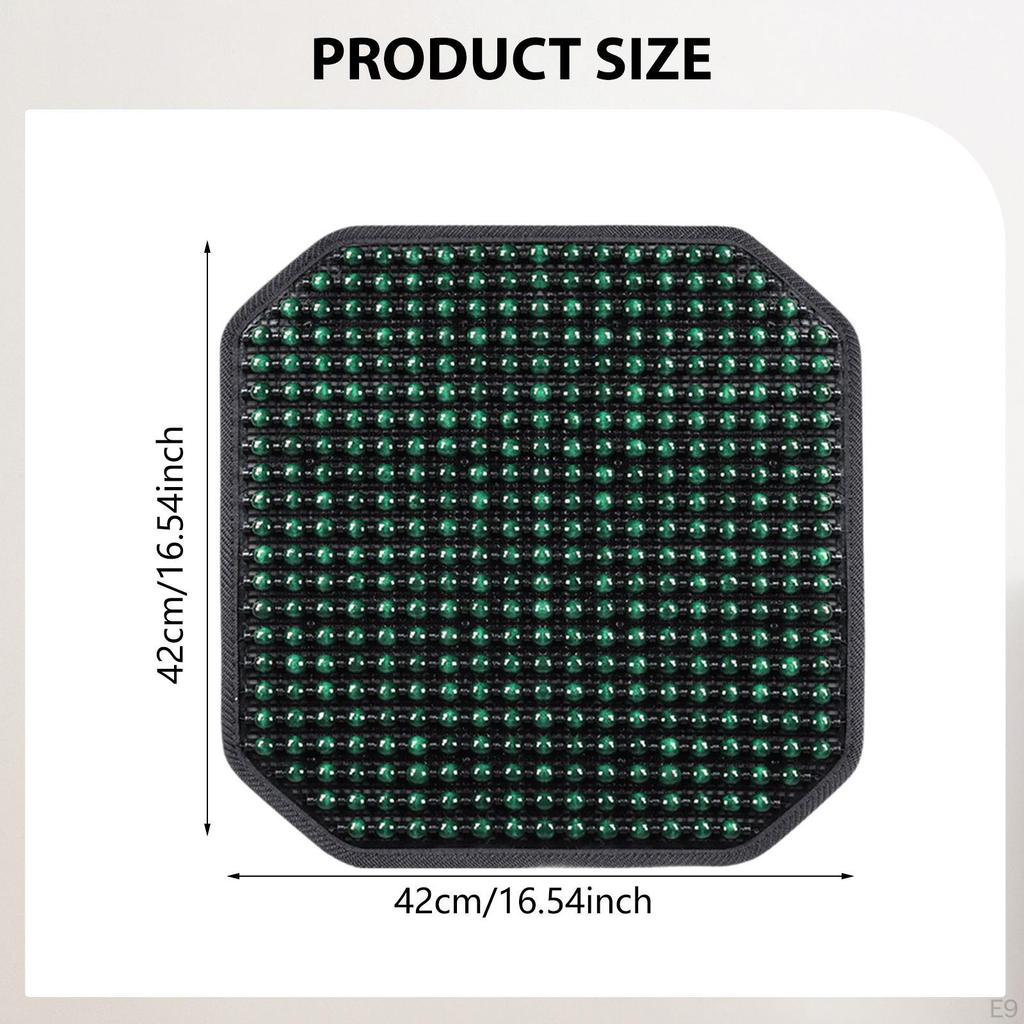 Cooling Pad Massage Seat Beaded Cover for Sedan
