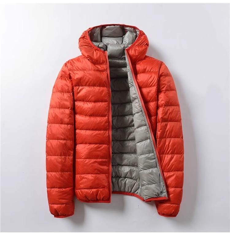 Women Double Side Jacket Hooded Windbreakers Design Lightweight Warm Coats