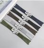Gummi Konkaves Uhrenarmband für Patek Nautilus Philippe PP 5711 5712 Schwarz Blau Grau Braun Silikon Uhrenarmband 25mm*13mm