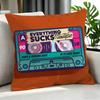 decor Music Tape Print Cushion Cover Cushion Cover Set Pcs x x x Pillowcase Decorative Sofa Home Decor