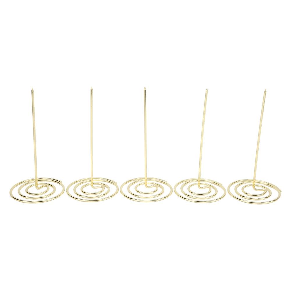 5PCS Wear Resistant Receipt Holder Silver/Gold/Rose Gold Ticket Holder Kitchen Ticket Holder  Office