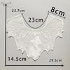 Black And White Organza Embroidery Collar Lace Mesh Lace Diy Sewing Decoration With Clothing Accessories