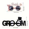 Amusing Novelty Wedding Glasses Plastic Frame Playful Reception Eyewear For Brides Grooms Lightweight Durable Party Accessories