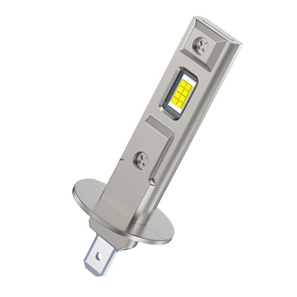 قطعة واحدة H1 H3 H7 مصباح أمامي LED للسيارة 50 واط CSP مصباح أمامي للسيارة بدون مروحة ضوء ديود تلقائي مصابيح ضباب 12 فولت 6000 كلفن