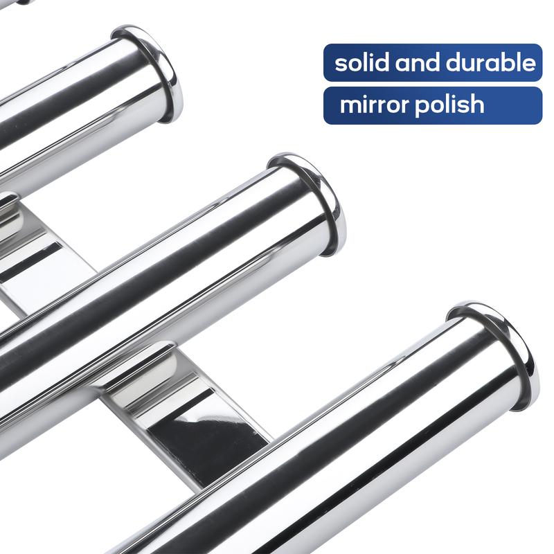 Boat Accessories Outboard Motor Boat Stainless Steel Fishing Rod Holder Rack Marine Fishing Pod Accessories
