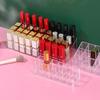 Transparente Lippenstift-Aufbewahrungsbox mit 36 Fächern, Nagellack, Augenbrauenstift, Display-Regal, Desktop-Kosmetik-Aufbewahrungsbox, Lippenstift-Regal