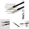 Fashion Solid Color Gold Character Avatar Decoration Women Slim Belt For Office Wear And Casual Outfits