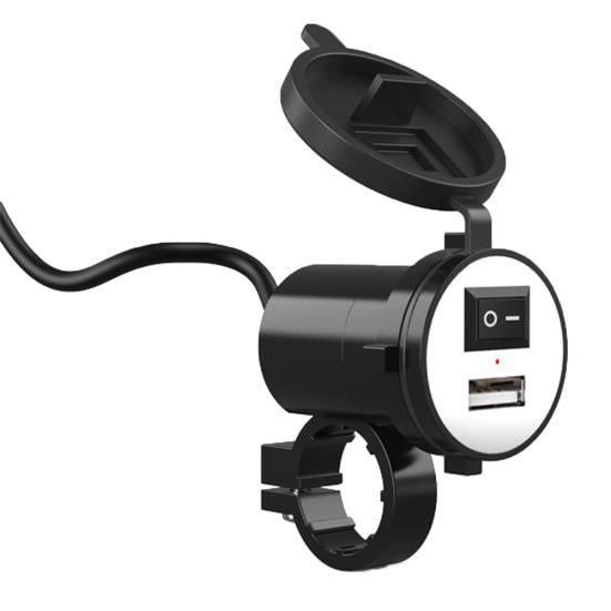 12V Universal Motorcycle Motorbike Waterproof High Speed USB Cell Phone Charger