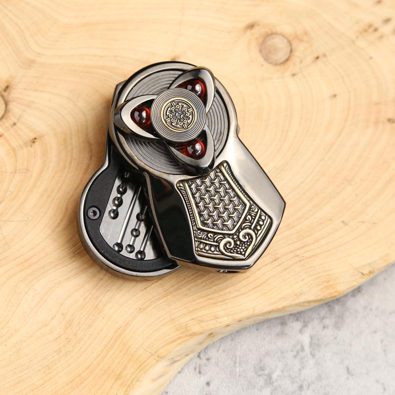 Xuanjia of the Tang Dynasty Fidget Spinner Metal Magnetic Mechanical Ratchet Slider Decompression Fingertip Gyro Toy Adults Gift