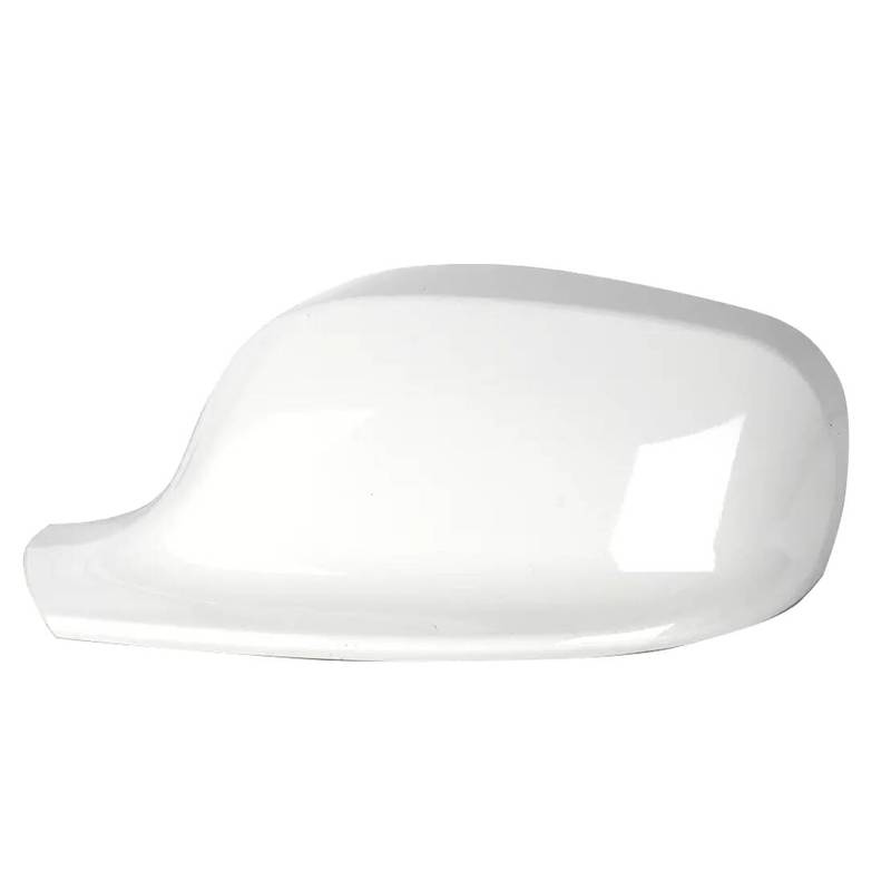 

White Front Left Exterior Side Door Wing Rear View Mirror Cover Trim Cap Decor ABS Plastic Fit for BMW X3 F25 2011 2012-2014