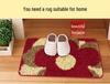 Water-Absorbing Non-Slip Toilet and Bathroom Entryway Doormat