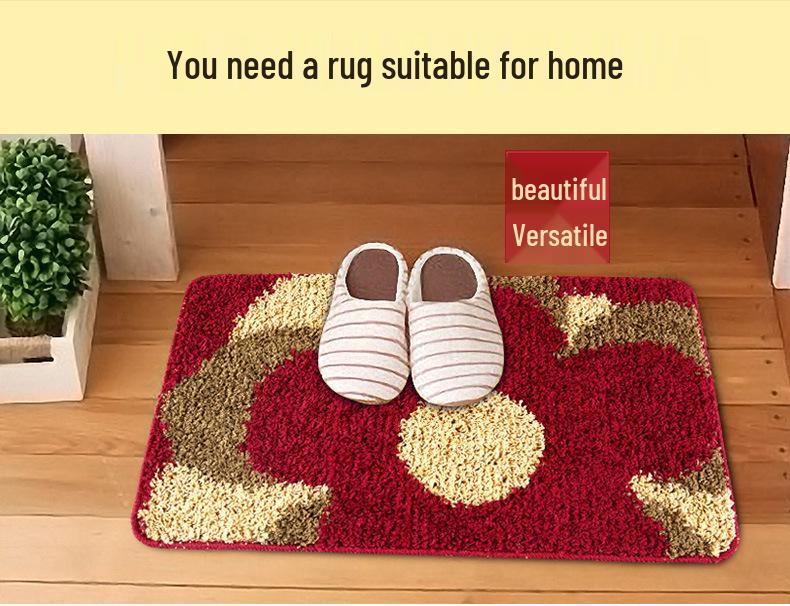 Water-Absorbing Non-Slip Toilet and Bathroom Entryway Doormat