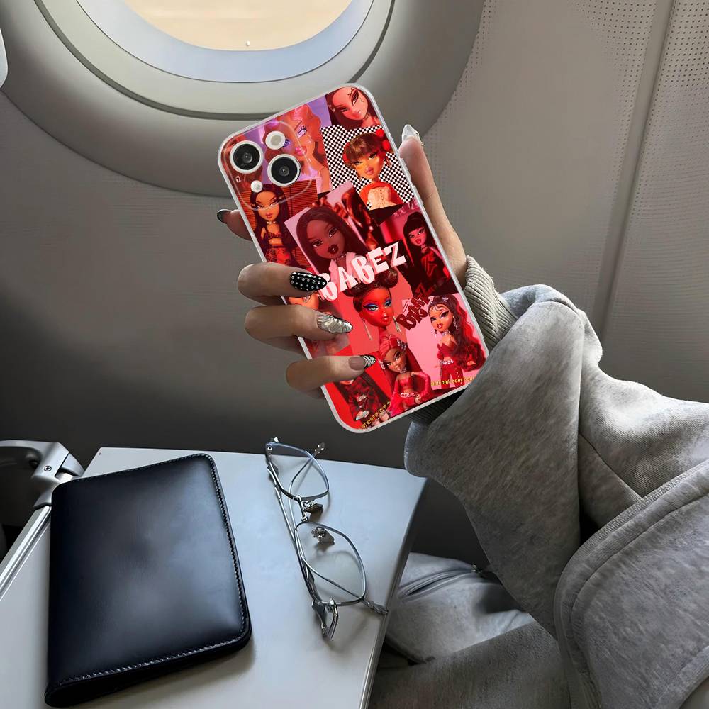 B-Bratzs Phone Case For iPhone 17 16 15 14 13 11 12 Pro Max 16 Plus Transparent