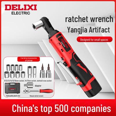 Delixi 90° Electric Ratchet Wrench with Lithium Battery for Stage Truss Work