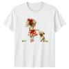 Girl Dog Walking Animal Graphic Tee Unisexs Unisexs Shirt Childrens Pet Lovers