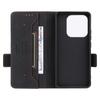 For Xiaomi Redmi Note 14 4G (163.25mm) Case Leather Wallet Flip Phone Cover with Hardware Decor