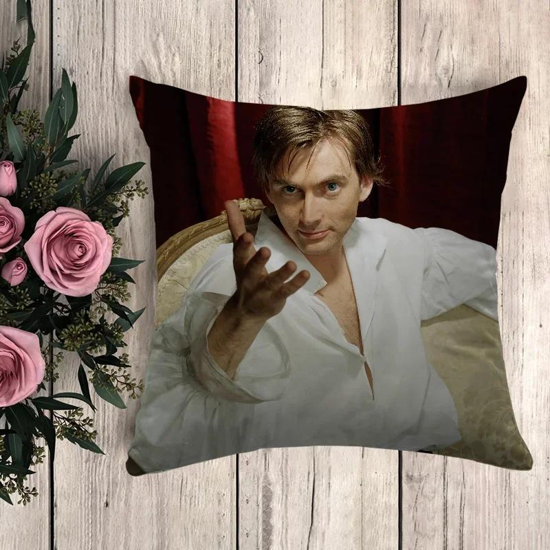 Anime Pillow David Tennant Cushion Cover X Decorative Pillowcases For Pillows X Pillowcase Car Decoration Fall Decor