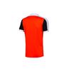 Nike Color Block V-Neck Breathable Quick-Dry Soccer Short-Sleeve T-Shirt Men Tops Orange Red 725892-815