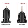 Universally Fit Aluminum Bike Handlebar End Cap Easy To Install Handlebar End Plugs For Various Riding Conditions