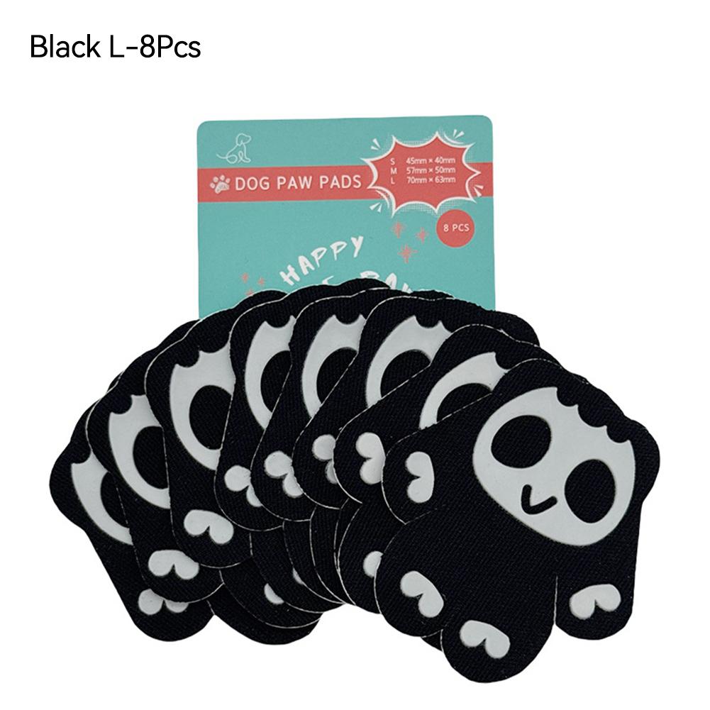 

Противоскользящие накладки на лапы для собак, накладки на лапы, защитные наклейки для лап собак с более прочным клеем для твердого пола или травм L чёрный