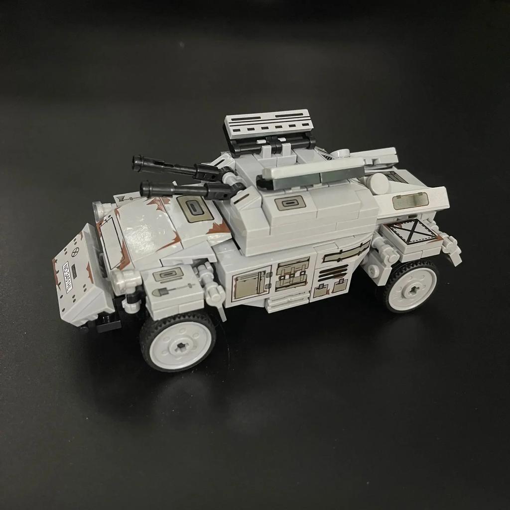 606 Pcs RSO/01 & 37mm Antitank Gun PaK35/36 WW2 Military SeriesTank Building Blocks  Bricks Model Set Toys for Kids Gifts