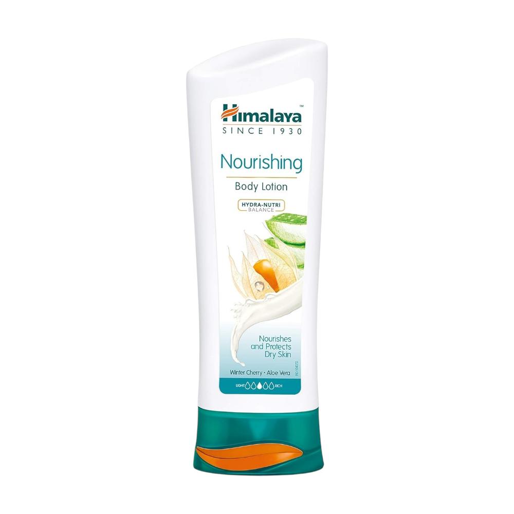 Himalaya Nourishing Body Lotion 100ml For Soft Smooth Hydrated Skin With Aloe Vera And Winter Cherry Moisturizer For All Skin Types