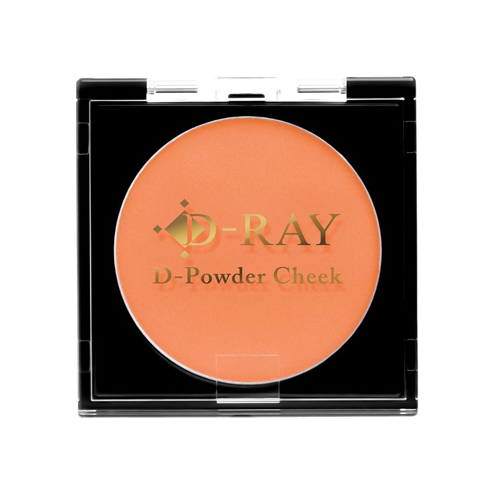 Cheek Cheek Powder Adds a natural flush of sheer elegant with pearl natural D-RAY D-Powder (Coral Glow) - - color, application, finish, luminous,