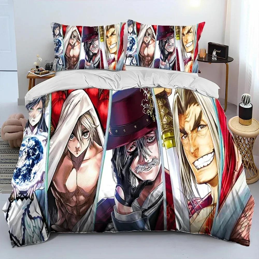 3D Anime,Record Of Ragnarok,Cartoon Bettdecke Bettwäscheset,Bettbezug Bettset Steppdecke Kissenbezug,King Queen Size Bettwäscheset