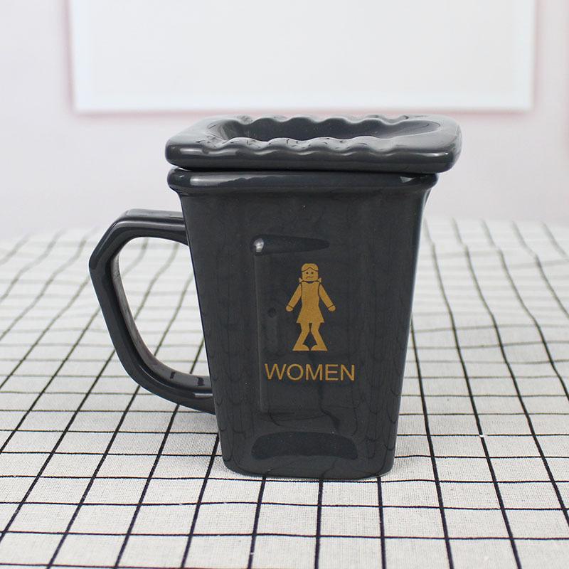 

Funny water cup ceramic mug squat toilet cup heavy taste spoof gift birthday gift cup gift 301-400ml