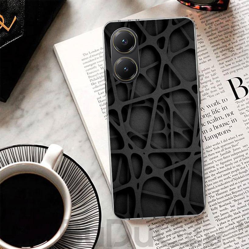 Forged Carbon Pattern Cover For Xiaomi Poco X7 X6 X5 Pro X3 Nfc F7 Ultra Phone Case F6 F5 X4 F4 Gt F3 M6 M5S M4 M3 Print Shell P