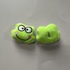 Cute Cartoon Plush Frog Doll Bag with Accessories & Brooches