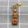 Versatile Buddhas Pendant Keychain Wealth Luck Keyring for Everyday Use