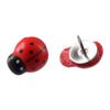 Red Ladybug Thumbtack  Document Nail Whiteboard Photo Map Pins  Office