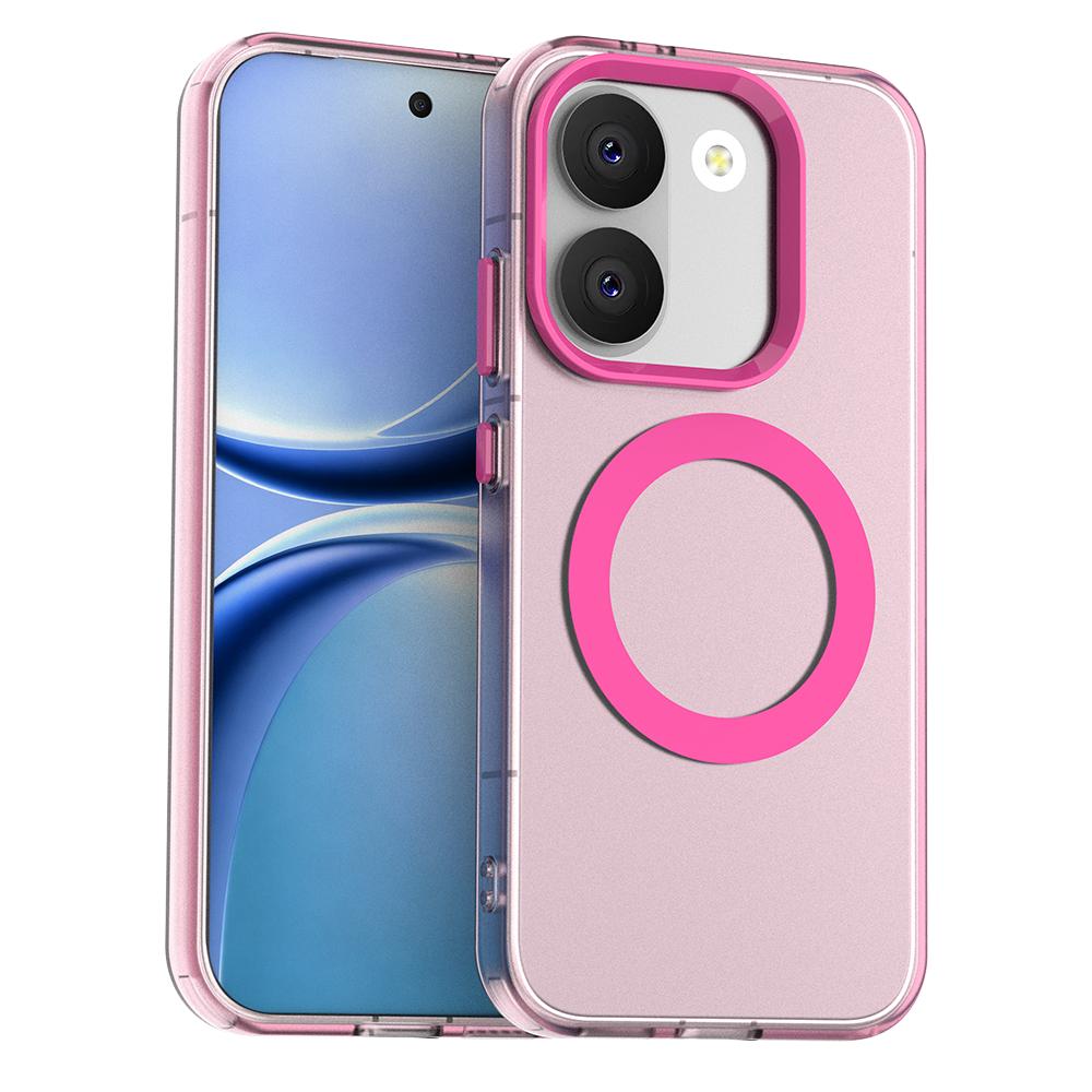For Magsafe Frosted Clear Phone Case for POCO X8 X7 X6 Pro Max Note 15 14 13 Pro Plus 4G 5G Slim Protective Candy Magnetic Cover