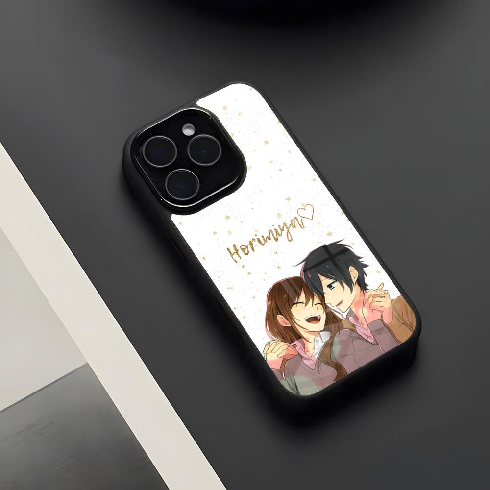 

Anime Horimiya Phone Case For IPhone 17 Pro Max 16 15 14 13 11 Pro Max Plus Glass Phone Case iPhone 12 Pro Max