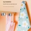 Punch-Free Japanese Towel Holder Hooks - 3 Pack