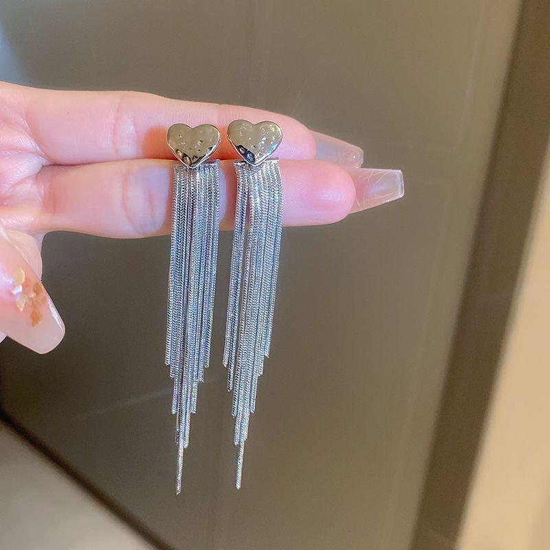 S925 Silver Tassel Earrings - 2025 Light Luxury, High-End Design for Women