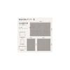Blackout window film, 100% light blocking, linen-like texture, heat-insulating, UV-cut, Velcro