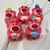Cute Bear Flower Doll Pendant Plush Couple Toy Mini Accessory Wholesale