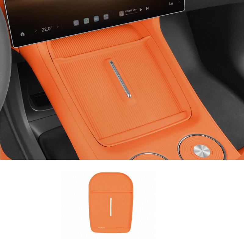 For Xiaomi YU7 2025 2026 Central Control Wireless Charging Silicone Pad Water Cup Pad Storage Pad Accessories