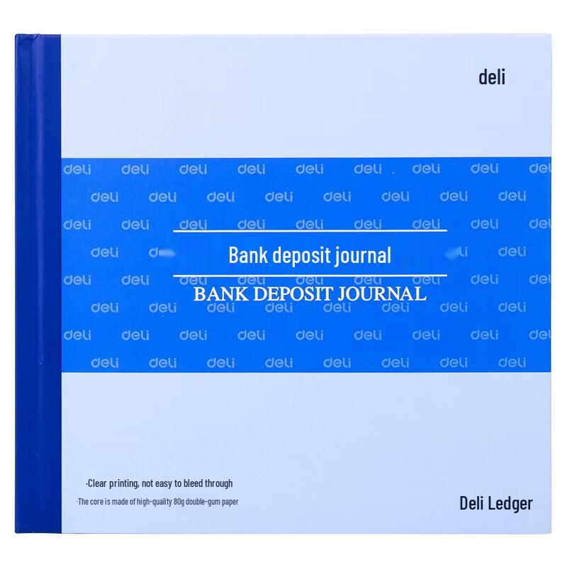 Deli 3452 Deposit Daily Ledger синий
