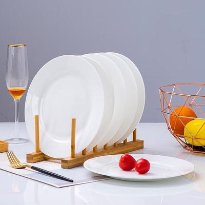 Jingdezhen Pure White Ceramic Dinner Plate