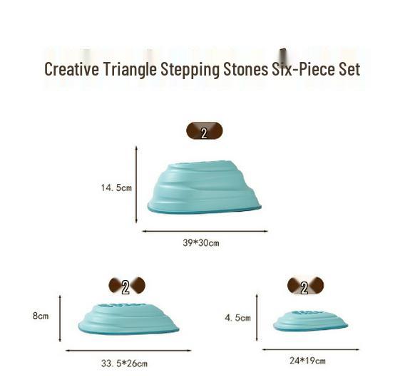 

Детские тренировки на равновесие и сенсорное развитие, речные камни для раннего образования